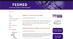 Desktop Screenshot of fesmed.it